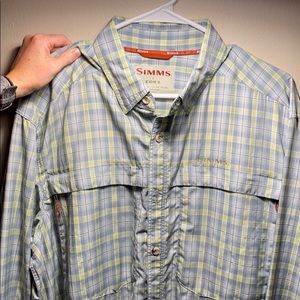 Simms button down
